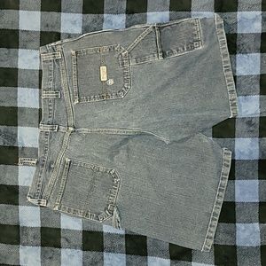 Vintage. 90s. Wrangler Carpenter denim shorts. Men's size 38
